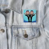 Gay Wedding Cake Dolls Button (Beispiel)