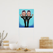 Gay Wedding Cake Dolls Poster (Küche)