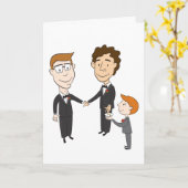Gay Wedding Card Karte (Gelbe Blume)