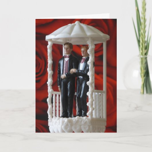 Gay Wedding Card Karte (Vorderseite)