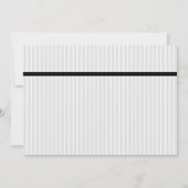 Gay Wedding Double Bow Krawatte Classic Einladung (Rückseite)