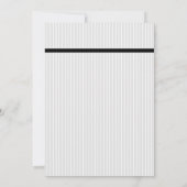 Gay Wedding Double Bow Krawatte Classic Wedding Einladung (Rückseite)