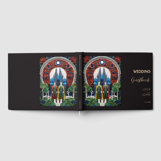 Gay Wedding Gästebuch (Voll)