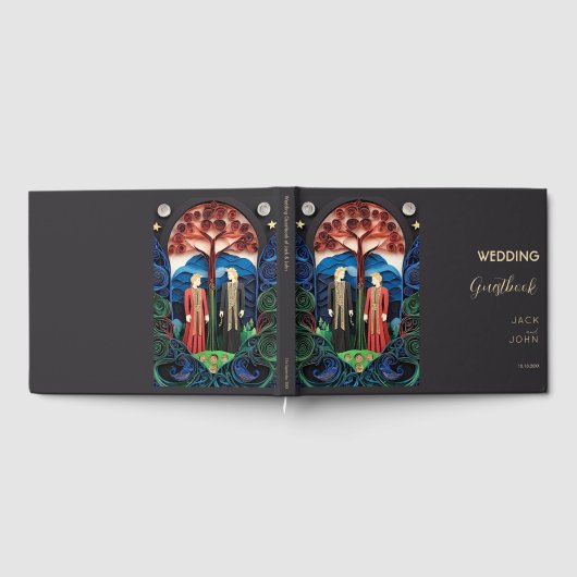 Gay Wedding Gästebuch (Voll)