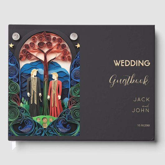 Gay Wedding Gästebuch (Vorderseite)