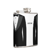 Gay Wedding Gift for Groom - Personalisierte Flasc Flachmann (Rechts)