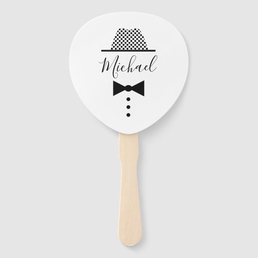 Gay Wedding Grooms Fächer (Vorderseite)