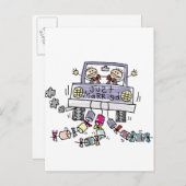 Gay Wedding Just Married Ankündigungspostkarte (Vorne/Hinten)