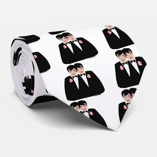 Gay Wedding Krawatte (Gerollt)