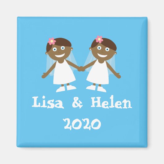 Gay Wedding Magnet (Vorne)