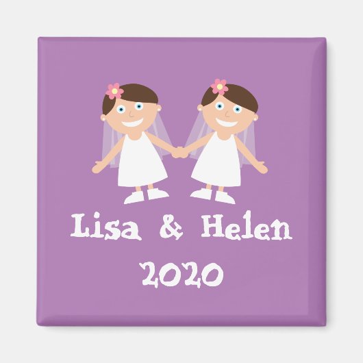 Gay Wedding Magnet (Vorne)