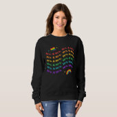 Gay Wedding Marriage Mrs & Mrs Rainbow Sweatshirt (Vorne ganz)