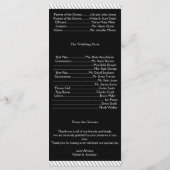 Gay Wedding Program für bemalte Silhouetten Programm (Rückseite)