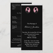 Gay Wedding Program für bemalte Silhouetten Programm (Vorne/Hinten)