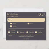 Gay Wedding RSVP Einladung (Rückseite)