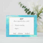 Gay Wedding RSVP Karte (Stehend Vorderseite)