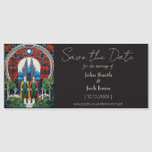 Gay Wedding Save the Date Magnet (Vorderseite)