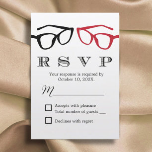 Gay Wedding Two Glasses Minimalistische UAWG RSVP Karte