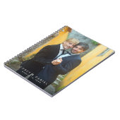 Gay Wedding Two Grooms Foto Notizblock (Linke Seite)