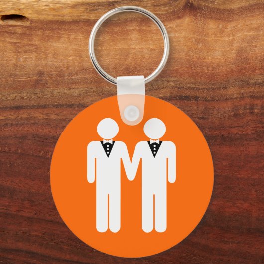 GAY WEDING TOPPER SCHLÜSSELANHÄNGER (Vorderseite)