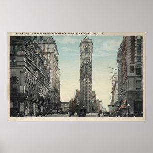 Gay White Way, Times Square NYC 1920s Poster