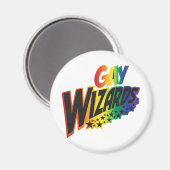 Gay Wizards Magnet (Vorderseite/Rückseite)
