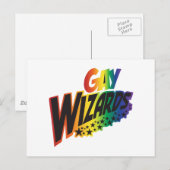Gay Wizards Postkarte (Vorne/Hinten)