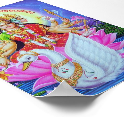 Gayatri Goddesses Poster (Ecke)