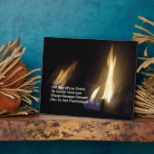 Gayatri Mantra Gebet Om / Om Bhur Bhuvah, Plaque Fotoplatte (Seite)