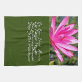 Gayatri Mantra Geschirrtuch (Horizontal)