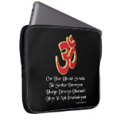 Gayatri Mantra Laptopschutzhülle (Vorne Rechts)