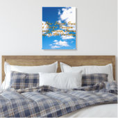 Gayatri Mantra Leinwanddruck (Insitu (Schlafzimmer))