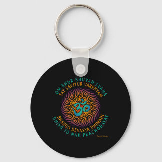 Gayatri Mantra Om Symbol Spiritual Yoga Clothing  Schlüsselanhänger
