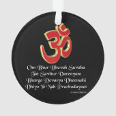 Gayatri Mantra Ornament (Rückseite)