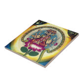 Gayatri Mantra (Personifizierung als Göttin) Fliese (Seite)