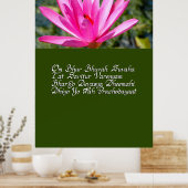 Gayatri Mantra Poster (Küche)