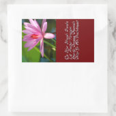 Gayatri Mantra Rechteckiger Aufkleber (Tasche)