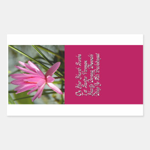 Gayatri Mantra Rechteckiger Aufkleber