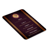 Gayatri Mantra Sanskrit und Englisch Magnet (Rechte Seite)