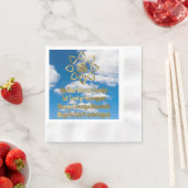 Gayatri Mantra Serviette (Beispiel)