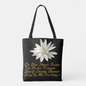 Gayatri Mantra Tasche (Rückseite)