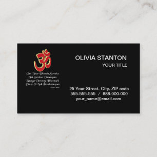 Gayatri Mantra Visitenkarte