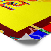 Gayatri n OM Mantra von Naveen Joshi Poster (Ecke)