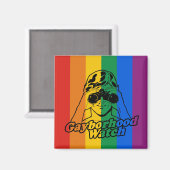 GAYBORHOOD WATCH MAGNET (Vorderseite/Rückseite)
