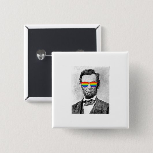 Gaybraham Lincoln Button (Vorne & Hinten)