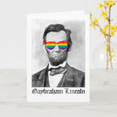 GAYBRAHAM LINCOLN KARTE (Gelbe Blume)
