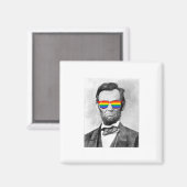 Gaybraham Lincoln Magnet (Vorderseite/Rückseite)