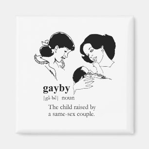 GAYBY (Lesbe) Magnet