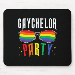 Gaychelor Gay Lesbian Lgbtq Pride Bachelor Party W Mousepad