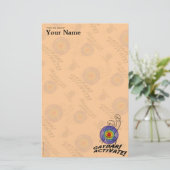 Gaydar! Aktivieren Sie! Regenbogen-Lesbe Briefpapier (Stehend Vorderseite)